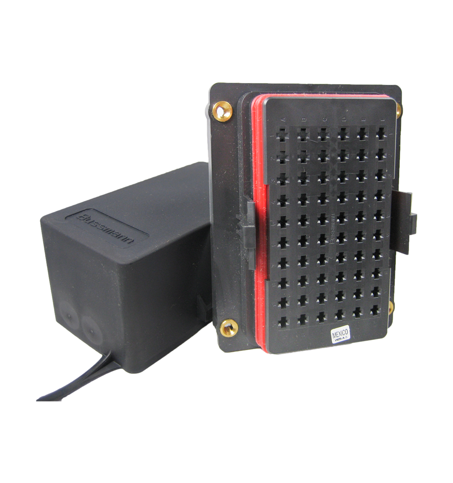 Power Distribution Module, 60 Position No Buss with Tall Cover